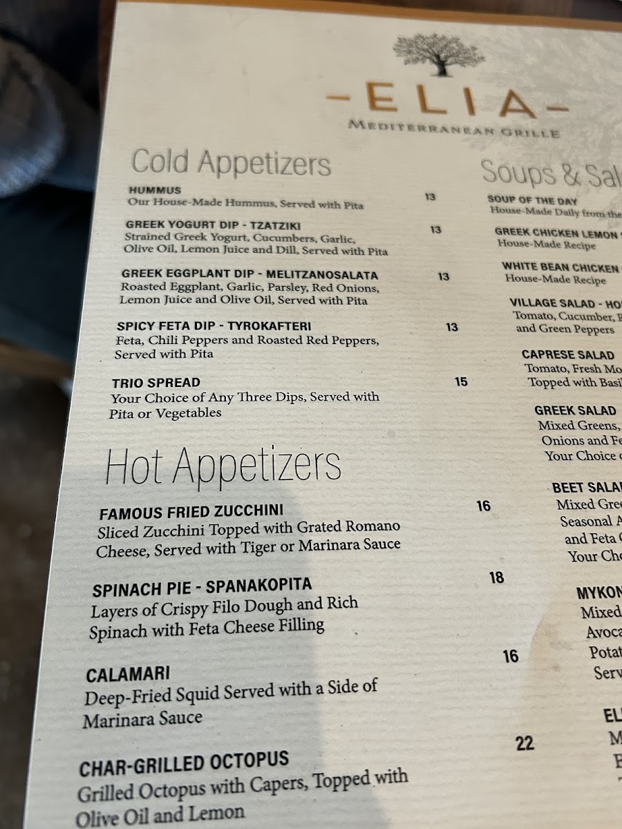 Menu Elia Mediterranean Grille-10